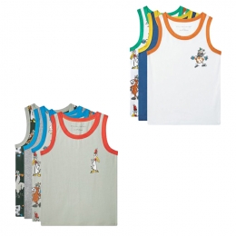 ◆키즈◆25SS 키즈 그래픽 프린팅 탱크탑 7팩 세트 멀티 TV0P29 Z2317 999MC