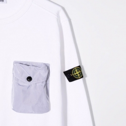 ◆키즈◆22SS 여성 와펜 포켓 맨투맨 화이트 761662139 V0001