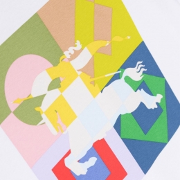 ◆키즈◆24SS 키즈 그래픽 로고 프린팅 티셔츠 화이트 8079789