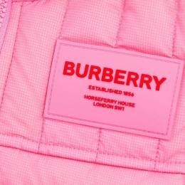 ◆키즈◆22FW 여성 로고 패치 패딩 조끼 핑크 8053880