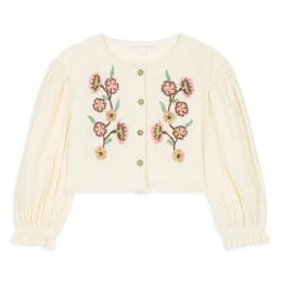 ◆키즈◆24FW 키즈 플로럴 셀리나 블라우스 크림 B0070 CREAM