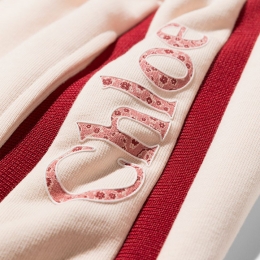 ◆키즈◆21FW 여성 로고 프린트 스트라이프 트랙팬츠 핑크 C14679 45F