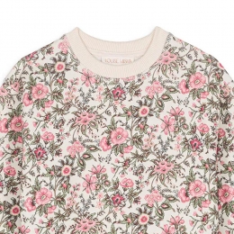 ◆키즈◆24FW 키즈 플로럴 로살리아 맨투맨 아이보리 S0118 IVENF