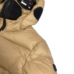 ◆키즈◆여성 나일론 립스탁 사이드집업 고글패딩 베이지 JG 540B T KJ5 13