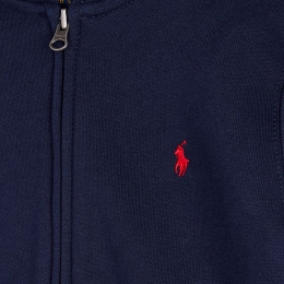 ◆키즈◆23SS 키즈 포니 자수 로고 후드집업 네이비 547626 001