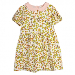 ◆키즈◆24SS 키즈 플라워 패턴 카라 원피스 화이트 24250110 00